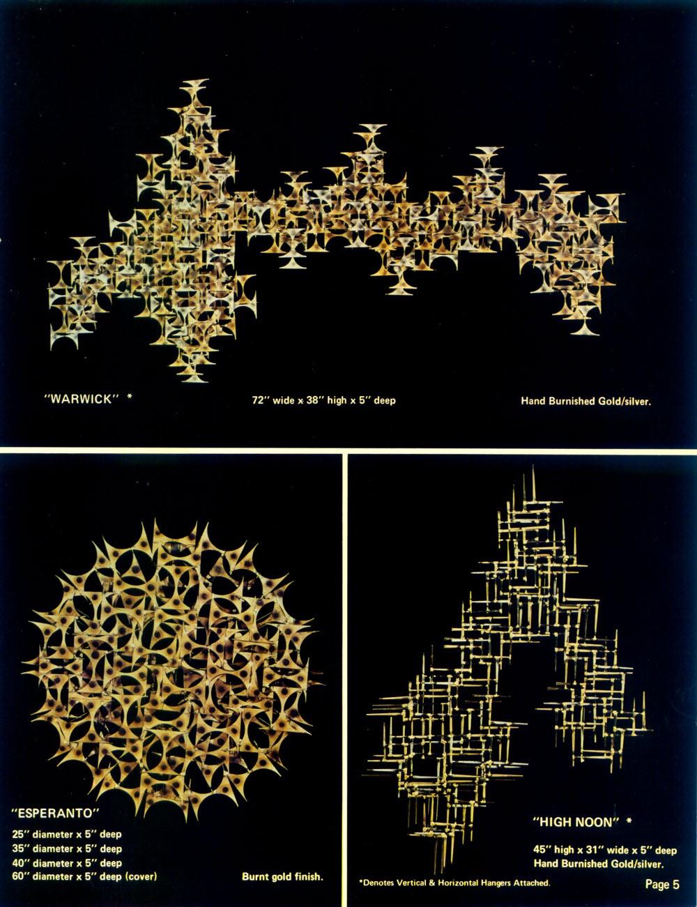 Mid-Century Modern Sculpture murale abstraite brutaliste mi-siècle moderne « Esperanto » de Marc Weinstein en vente