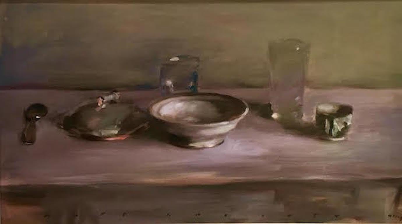 Marc Whitney Still-Life Painting - Place Setting 