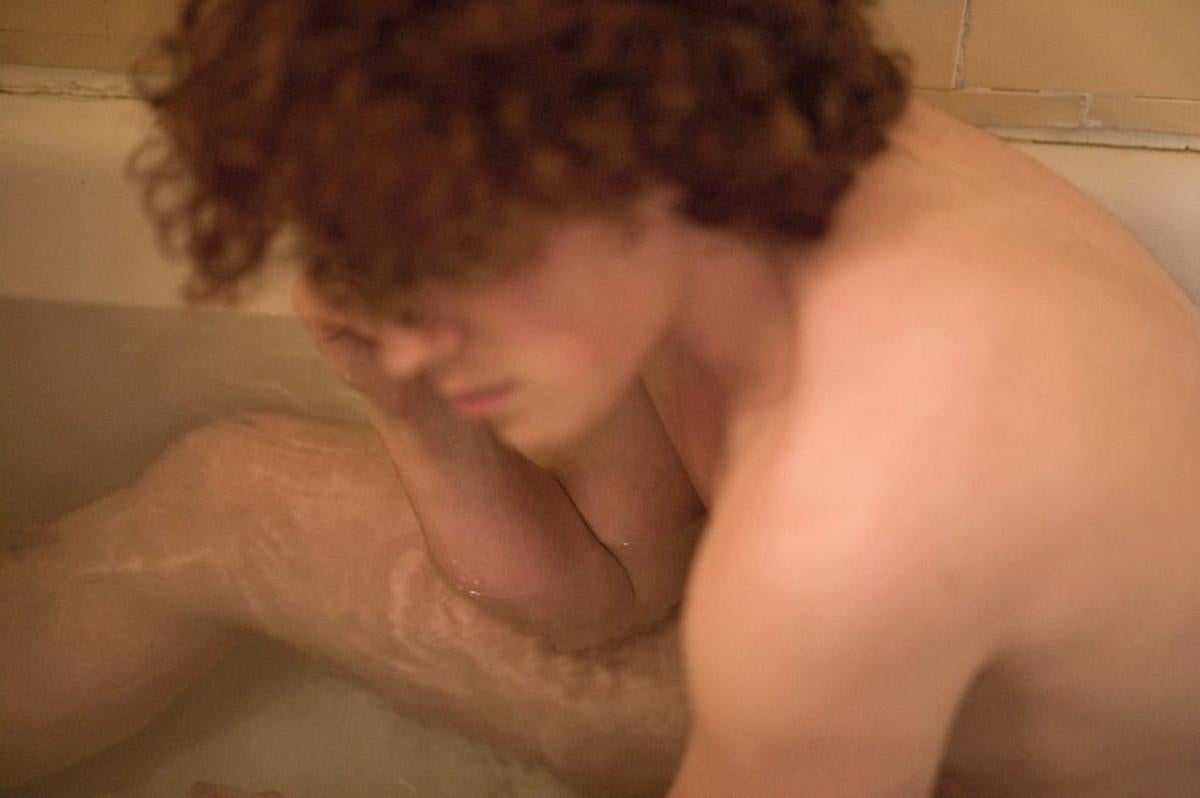 Anthony in the Tub - Photograph by Marc Yankus