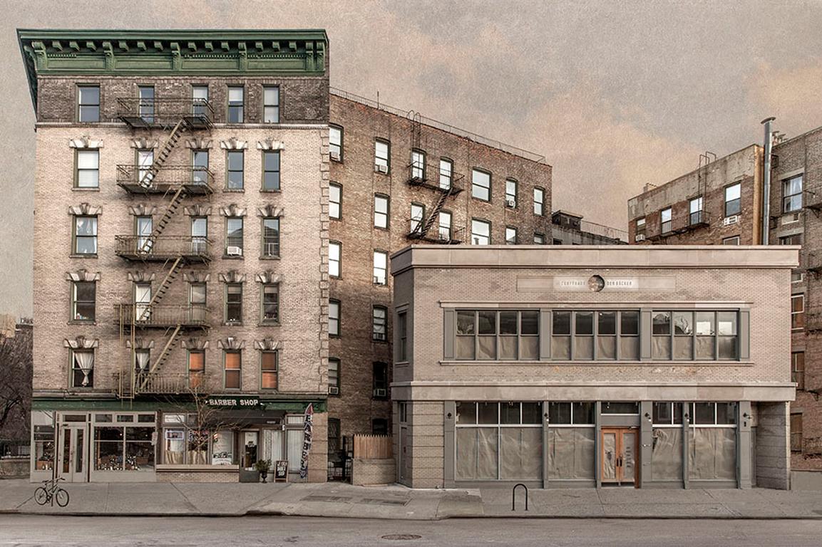 Marc Yankus Color Photograph - Barber Shop