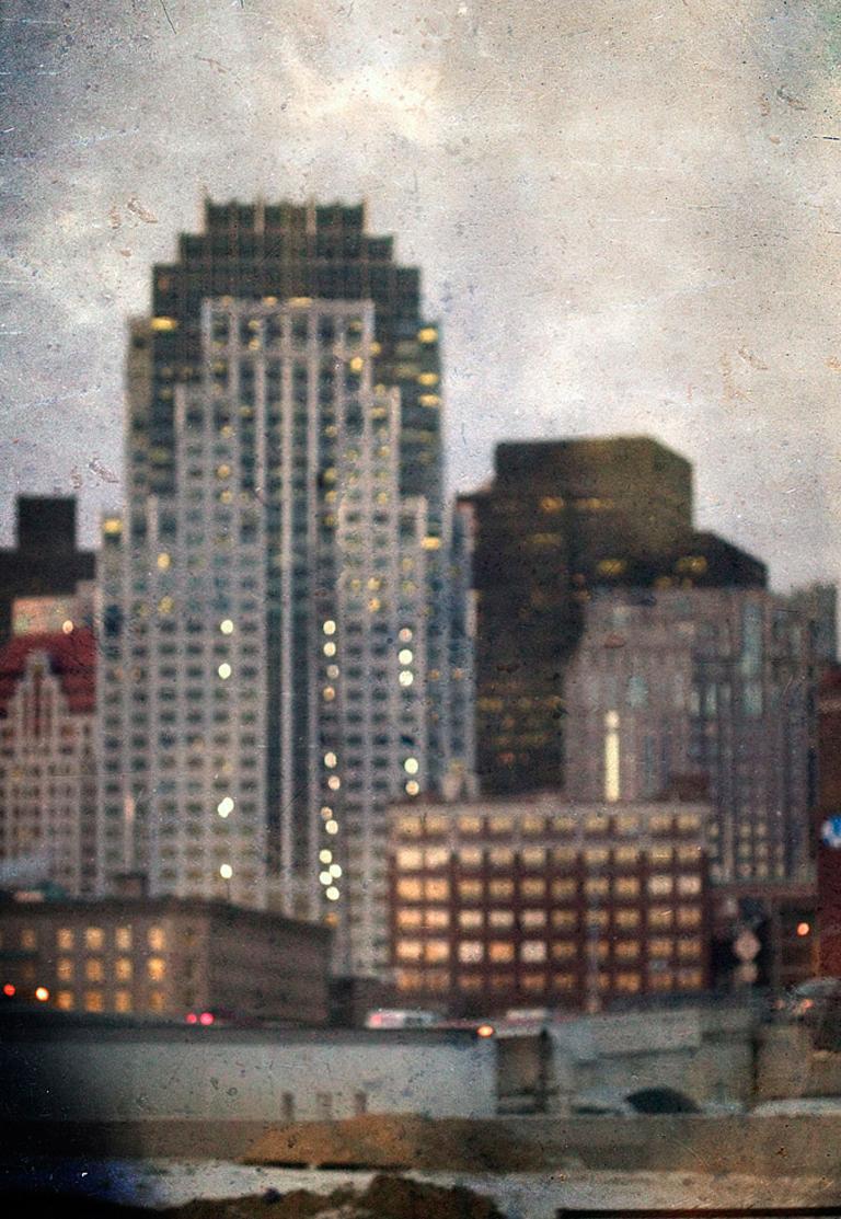Marc Yankus Color Photograph - Boston Downtown