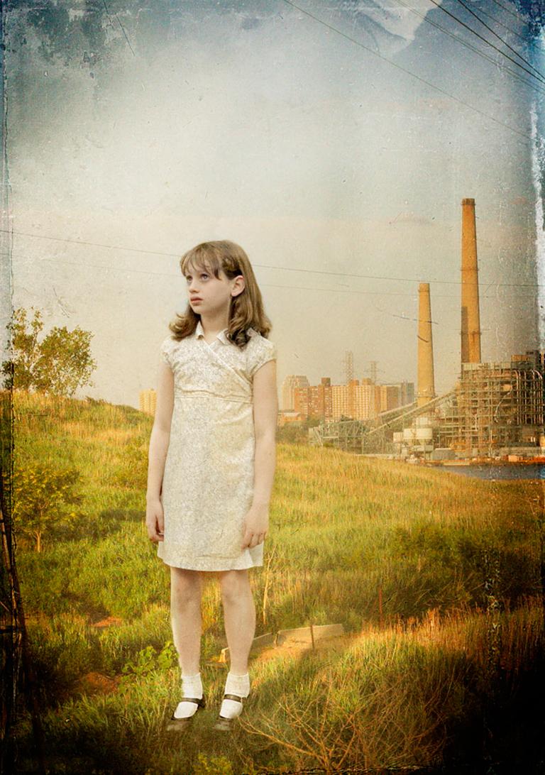 Marc Yankus Portrait Photograph - Caitlyn at Factory