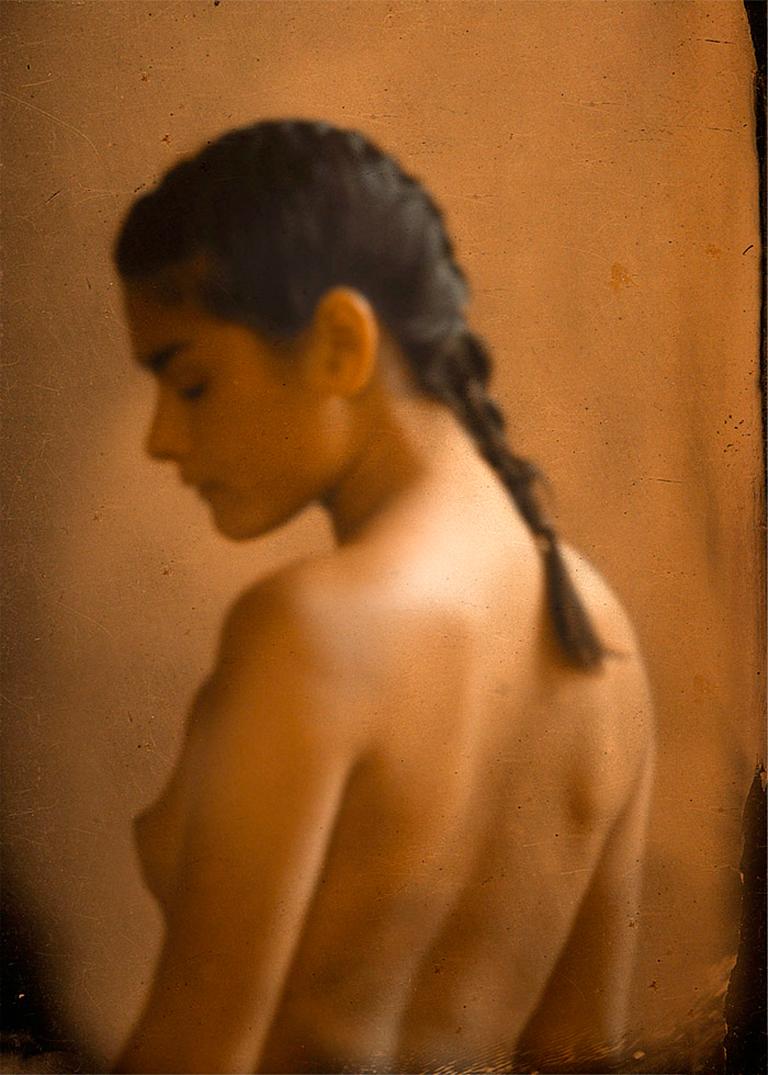 Marc Yankus Portrait Photograph - Woman Nude with Ponytail