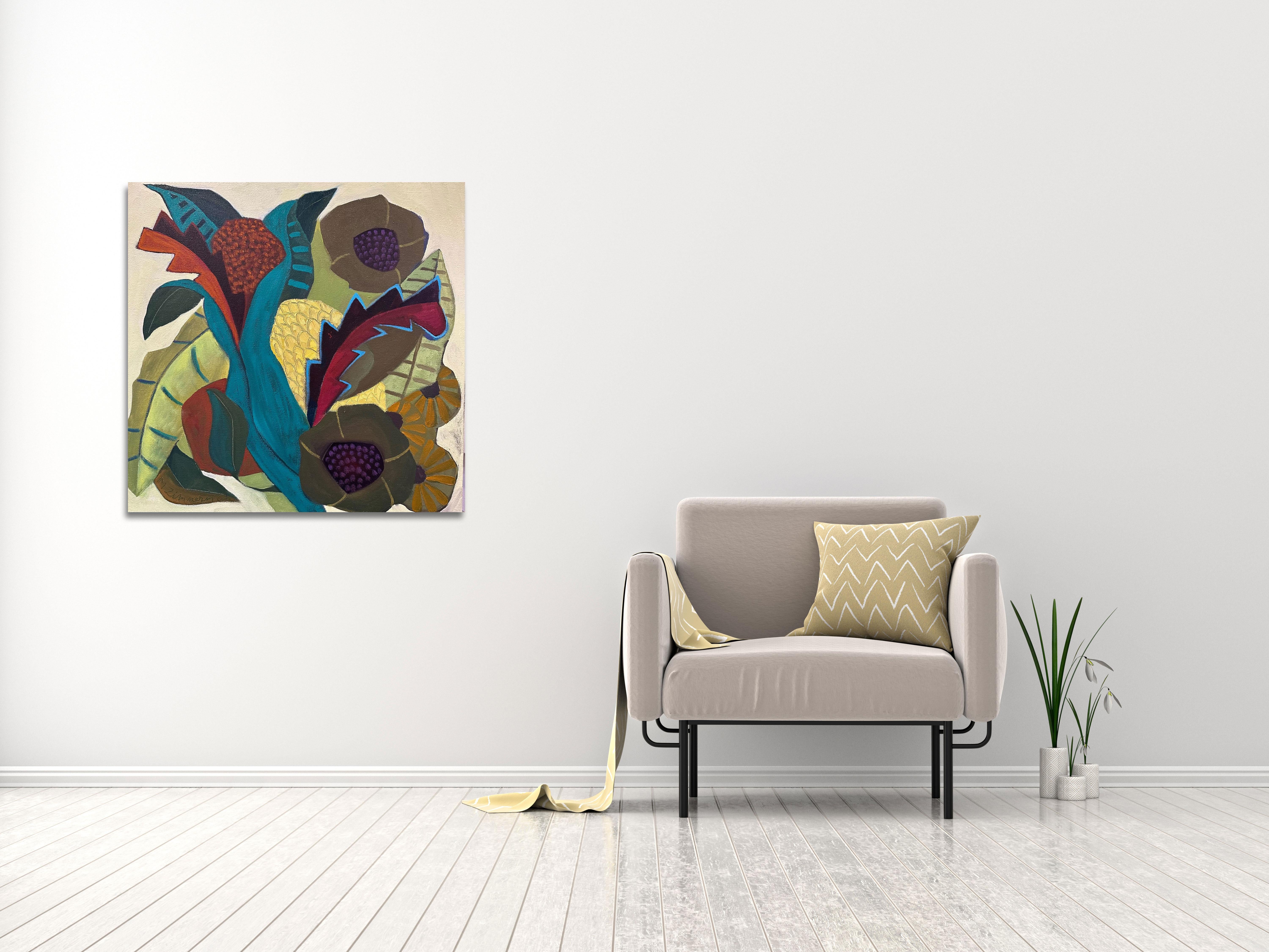 A Dance With Florals by Marc Zimmerman For Sale 1