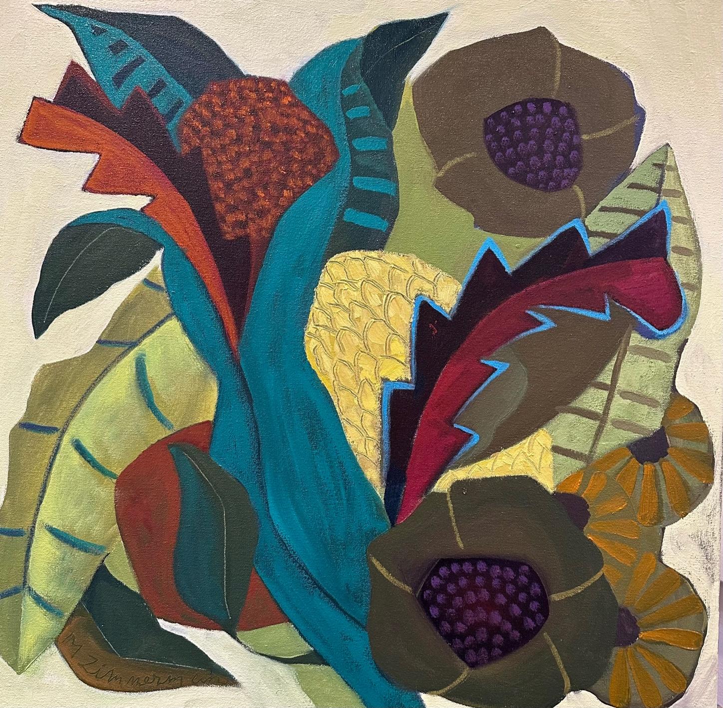 Ce chef-d'œuvre est exposé à la Zimmerman Gallery, Carmel CA.

Marc Zimmerman crée des tableaux ludiques, qu'il s'agisse de jungle profonde et mystérieuse ou de fleurs délicieusement fantaisistes. Sa palette de couleurs explore diverses harmonies,