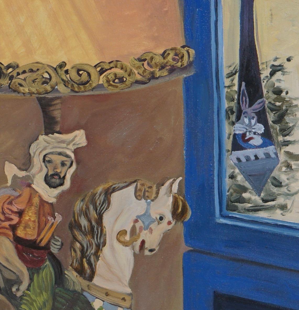 Antiker Shop – Interieurgemälde der amerikanischen Moderne von Marc Zimmerman im Angebot 3