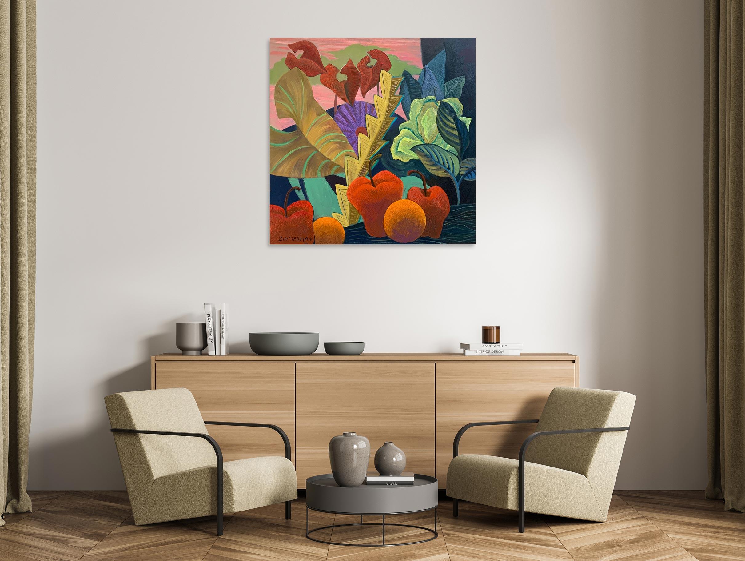 Apples N Oranges - Oil On Canvas Painting By Marc Zimmerman For Sale 1