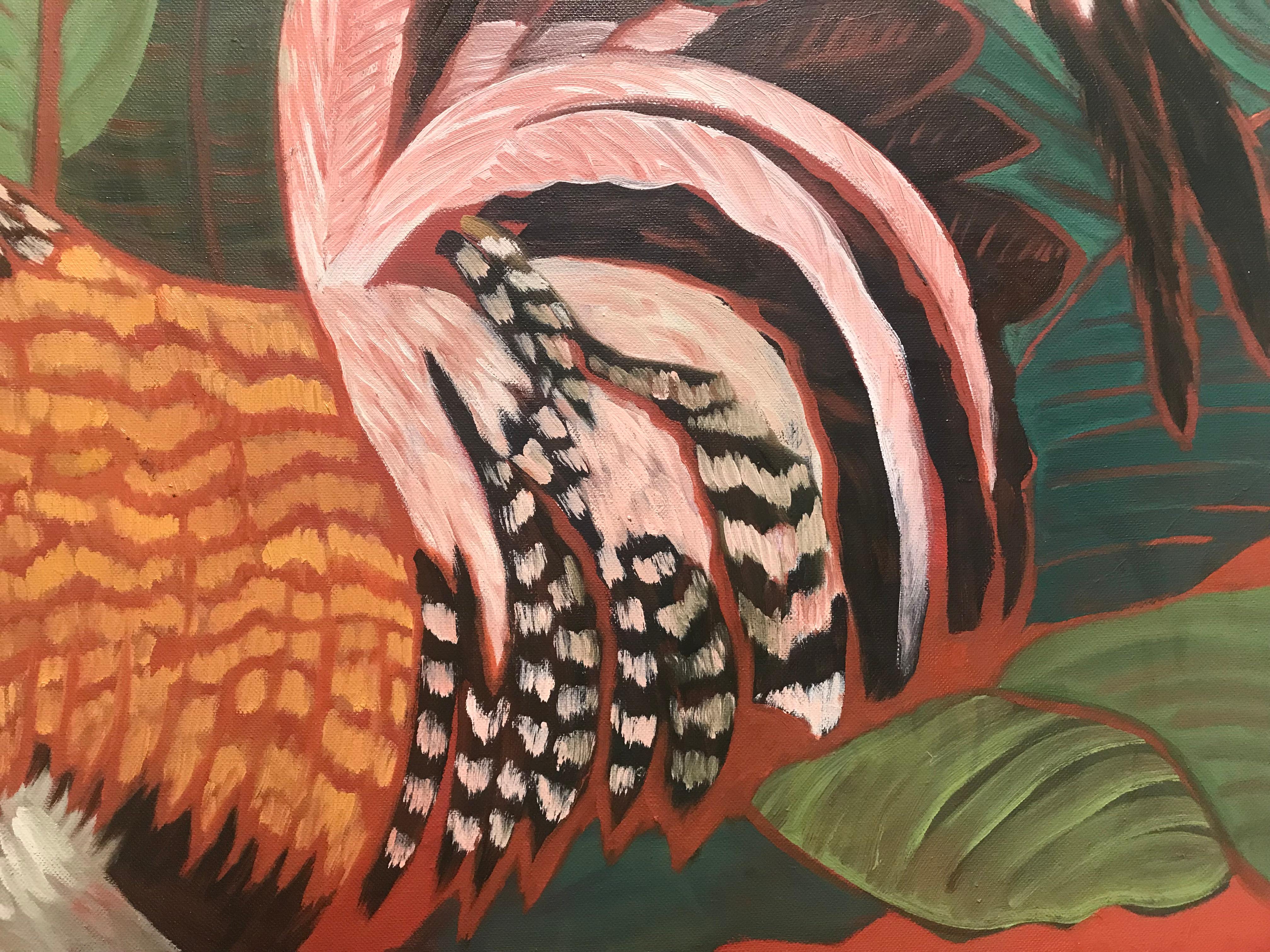 Arent I Pretty – Tiergemälde – Öl auf Leinwand von Marc Zimmerman im Angebot 2