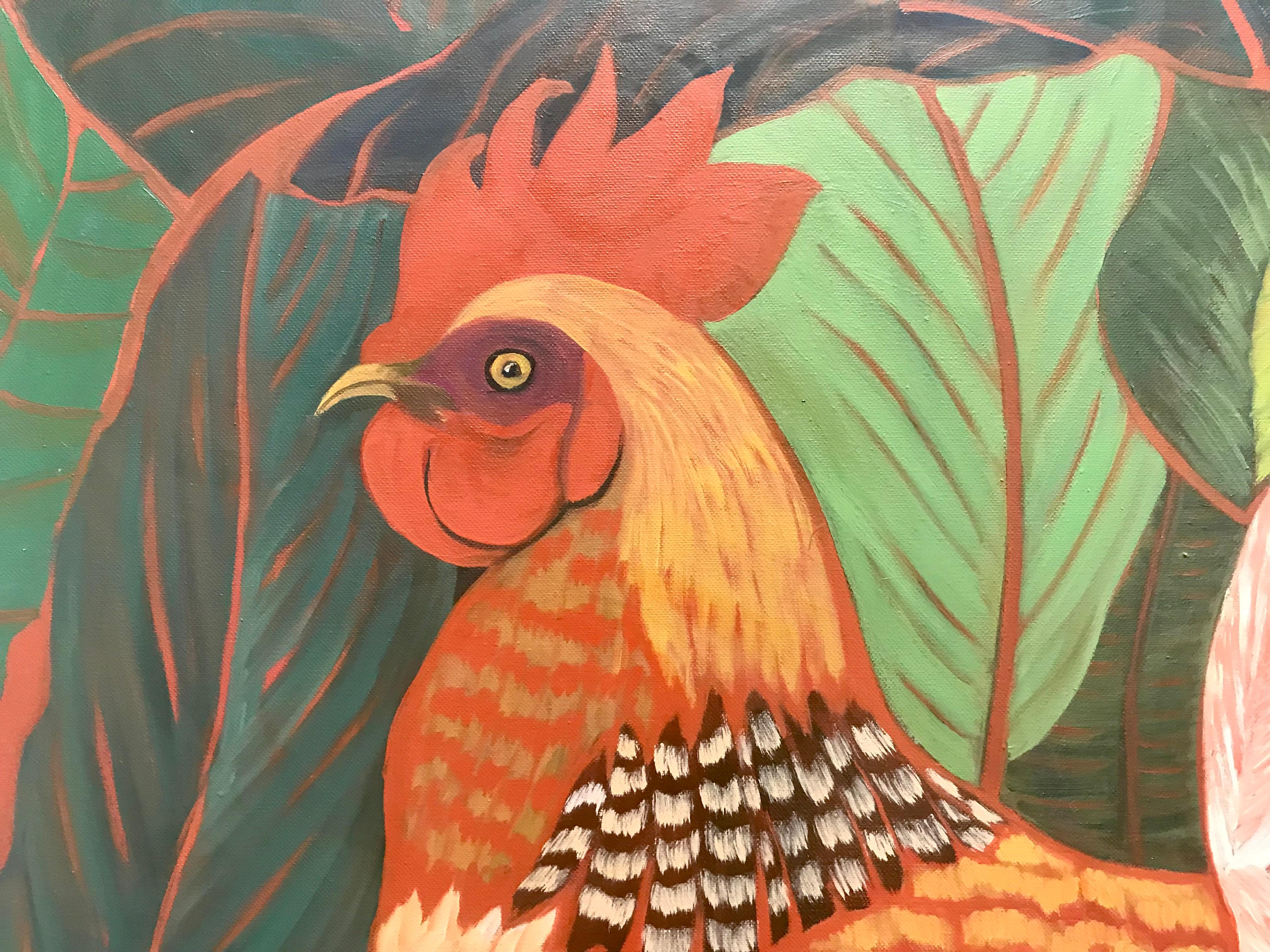 Arent I Pretty – Tiergemälde – Öl auf Leinwand von Marc Zimmerman im Angebot 3