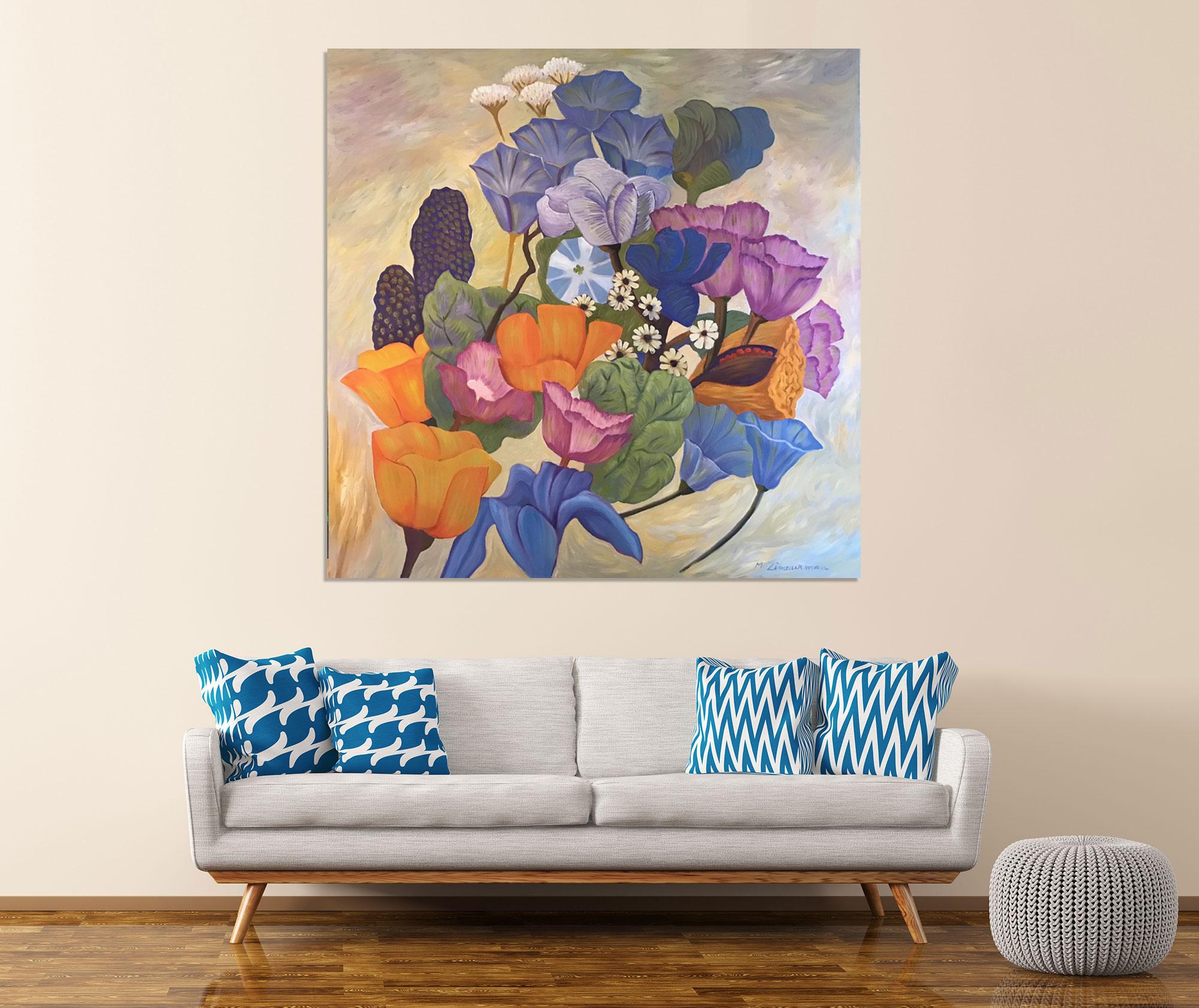 Big Sur bouquet - Still-life Art by Marc Zimmerman For Sale 1