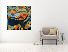 Black Cat - Animal Painting By Marc Zimmerman