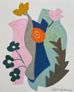 Zen Blossom - Minimalist Abstract - Marc Zimmerman