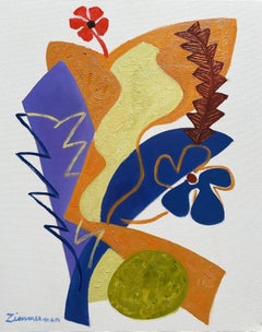 Blossom in Simplicity - Minimalist Abstract - Marc Zimmerman