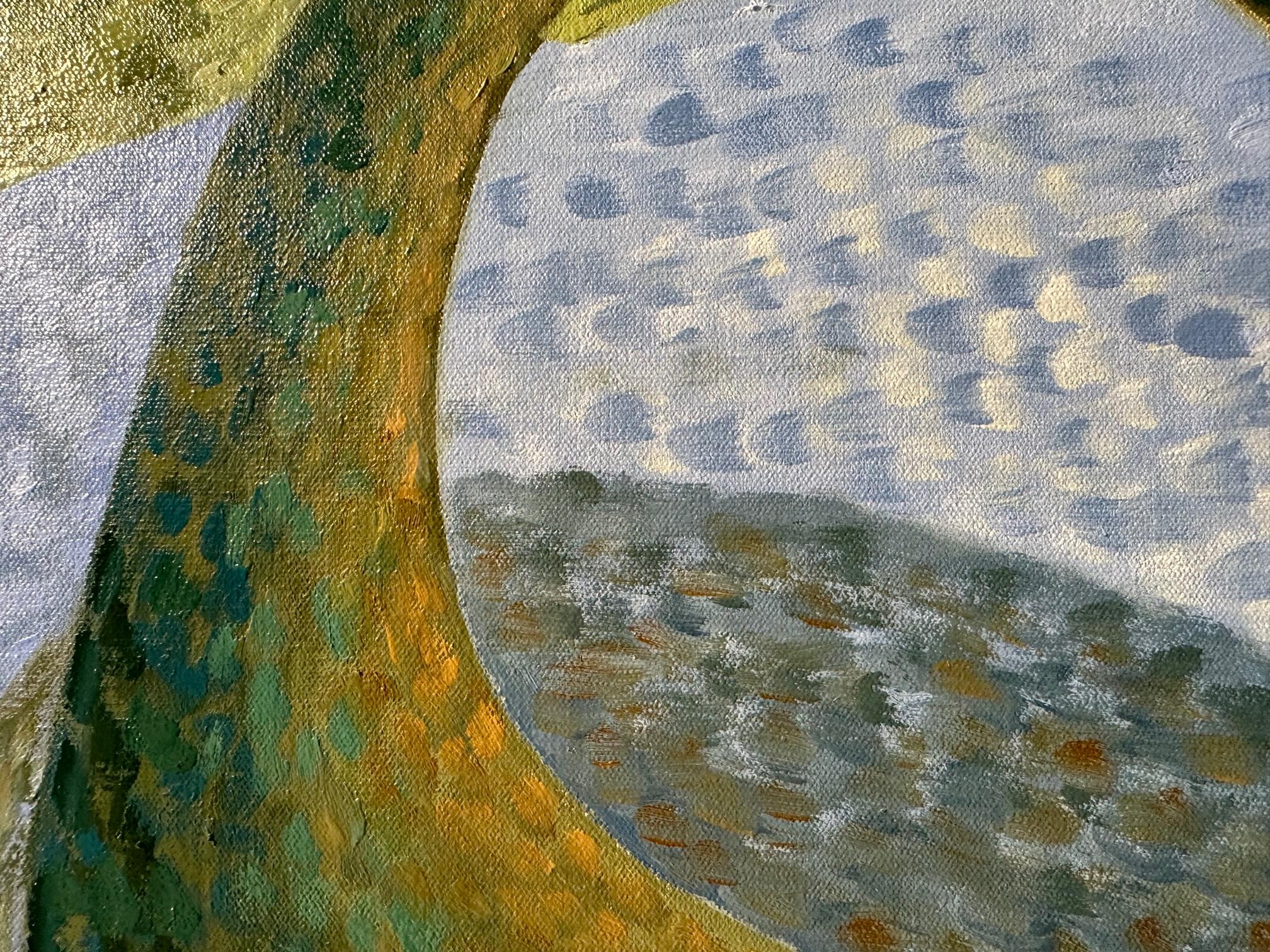 Chorale In C Major - Abstract Painting Yellow & Blue by Marc in vendita 3