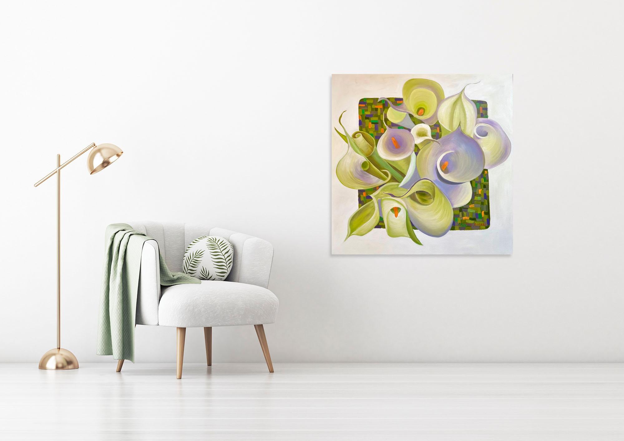 'Contained, Yet Expanding' - Calla Lily Flowers -  Marc Zimmerman For Sale 1