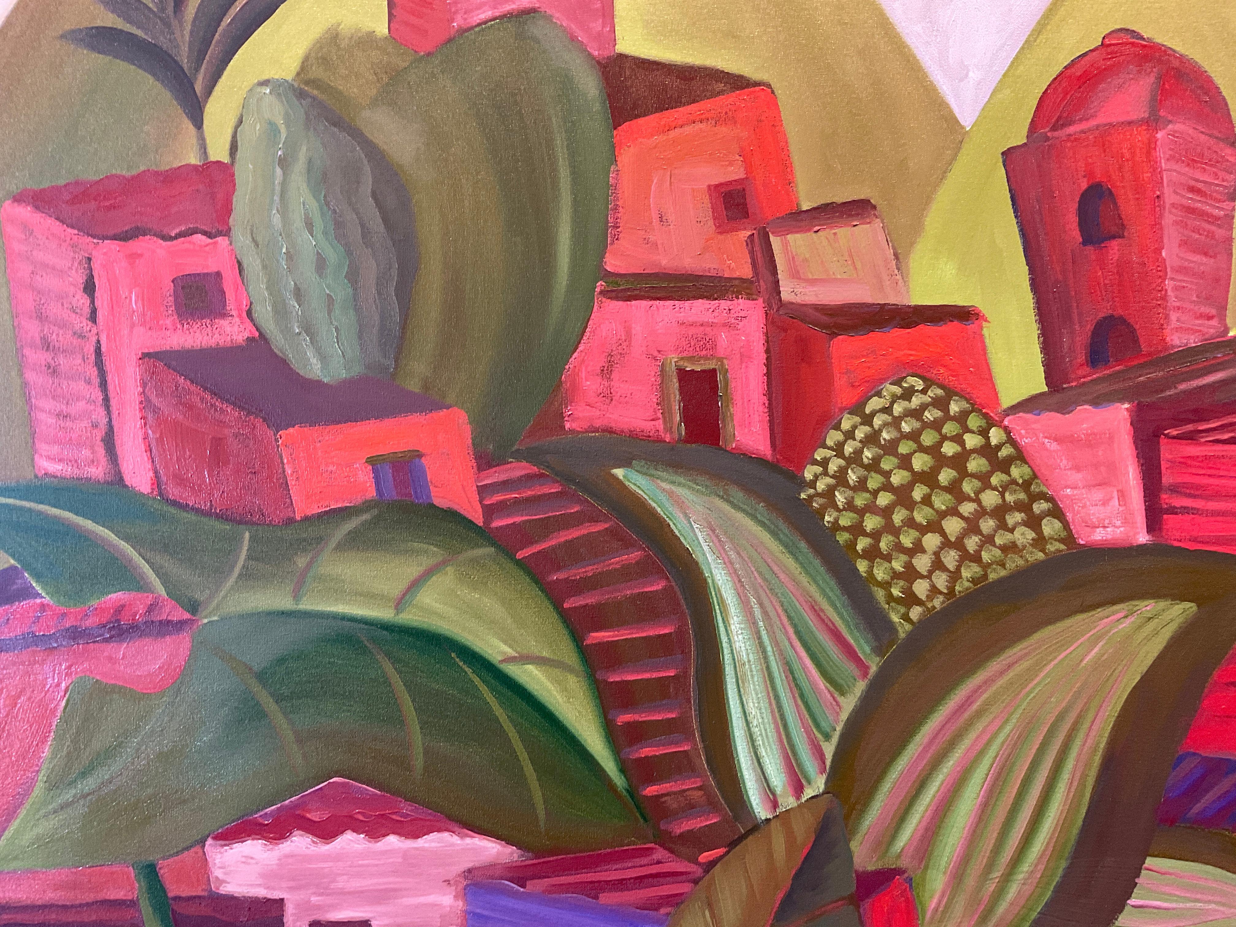 Korallendorf von Marc Zimmerman – Urbanscape Art im Angebot 2