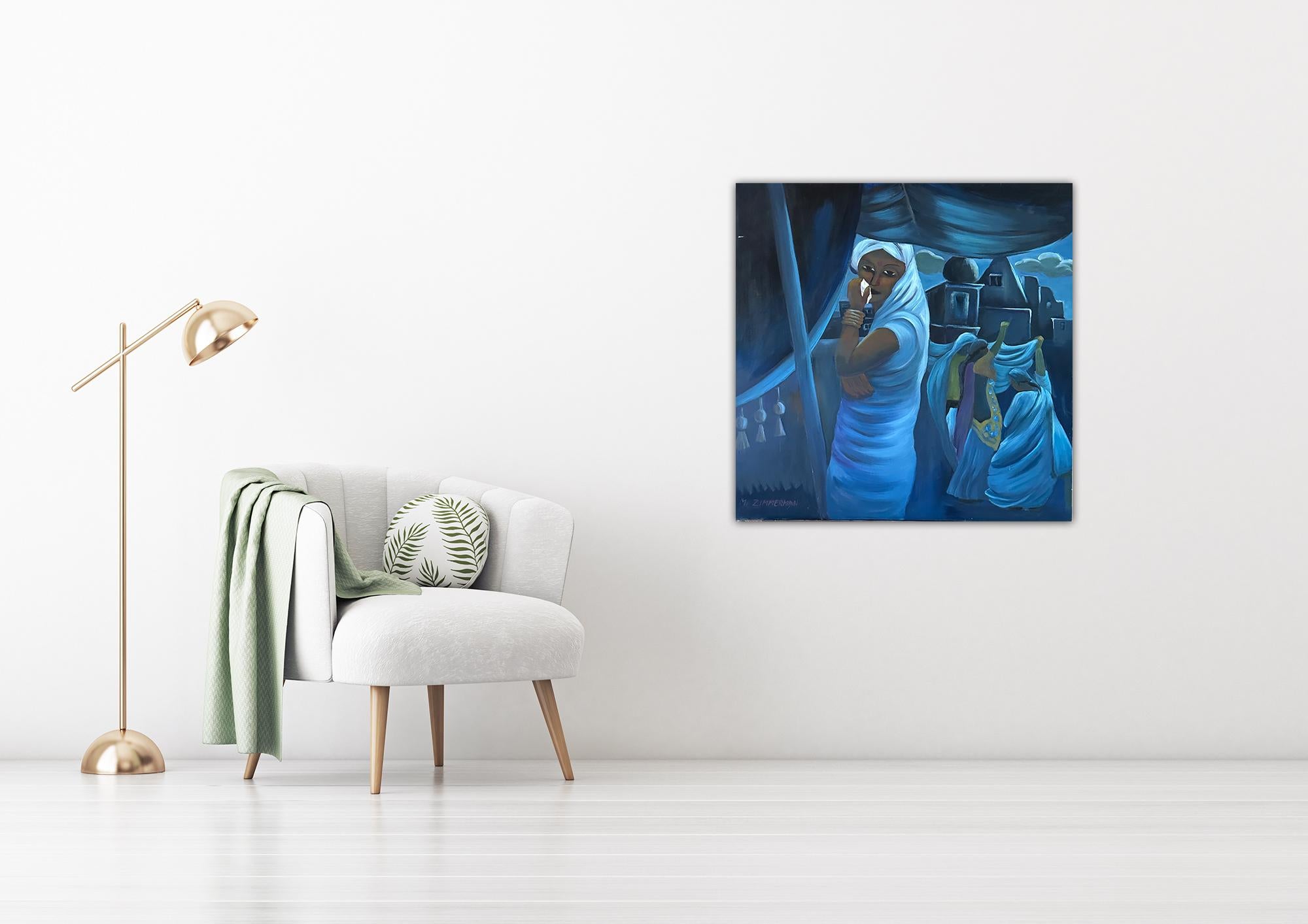 Evening Gaze - Figurative Art by Marc Zimmerman For Sale 1