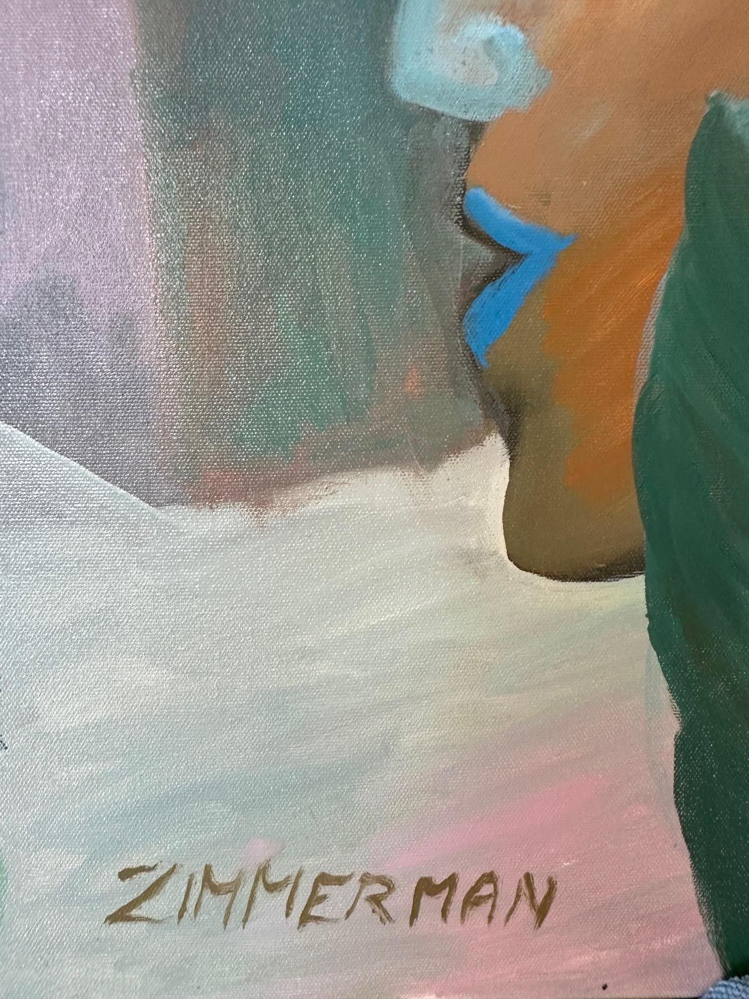Peinture de visages de Marc Zimmerman en vente 2