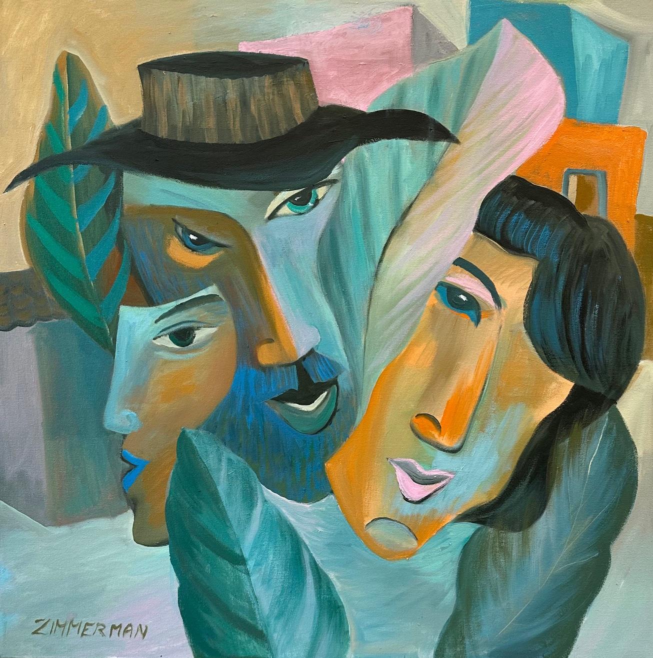 Faces, Gemälde von Marc Zimmerman