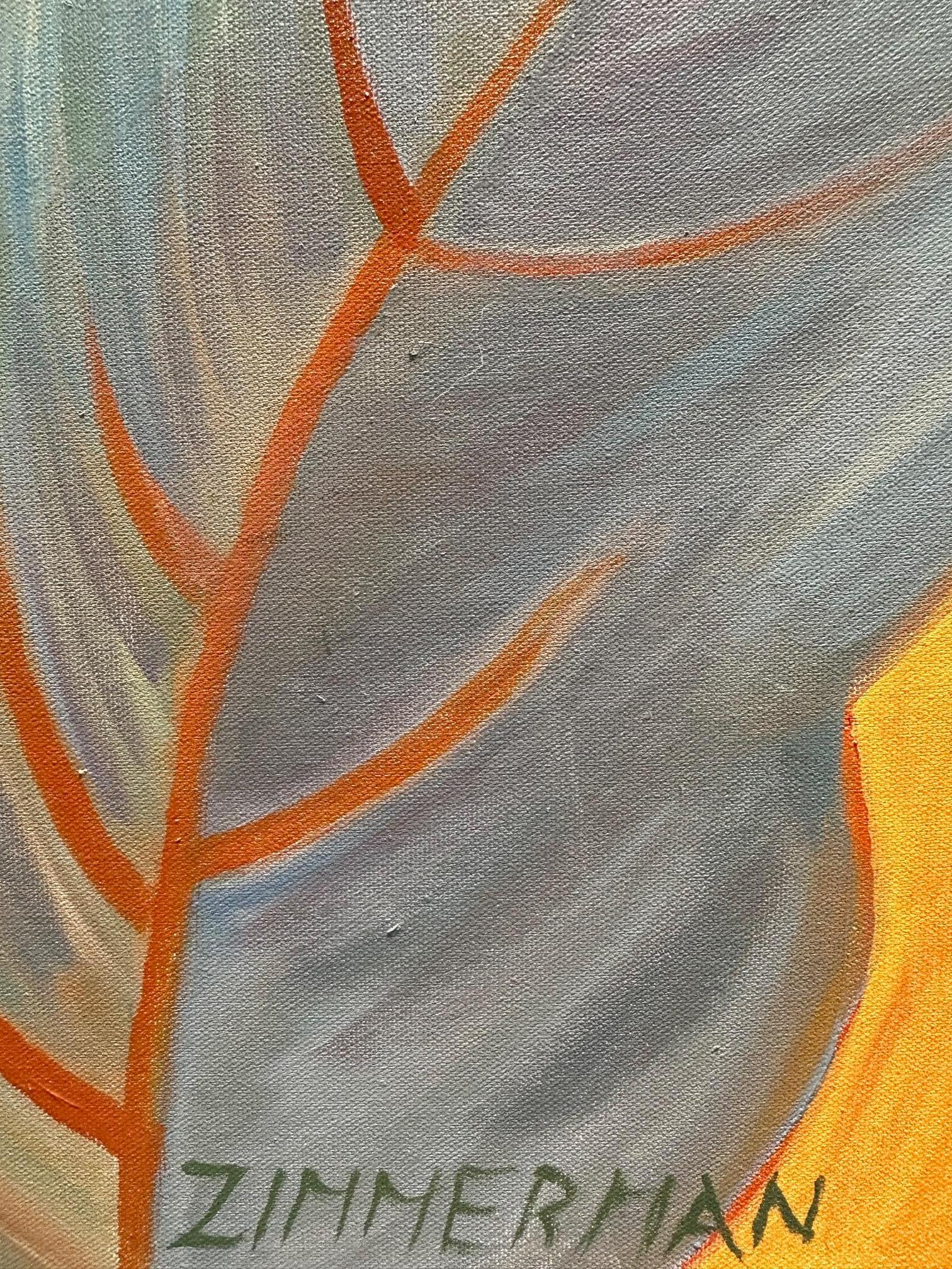 Falling Leaves - Abstract Figurative Art by Marc Zimmerman - Contemporary For Sale 2