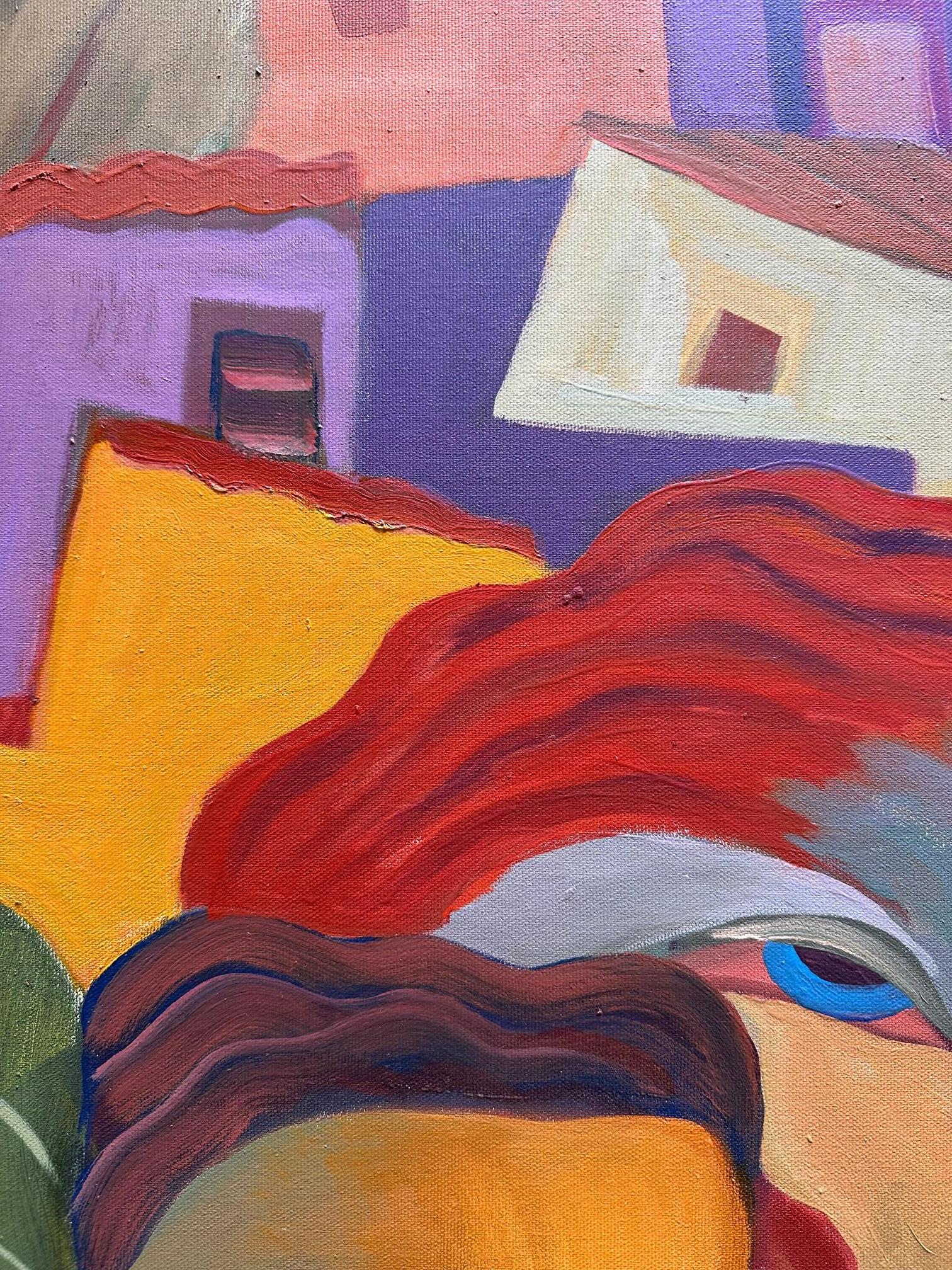 Falling Leaves - Abstract Figurative Art by Marc Zimmerman - Contemporary For Sale 3