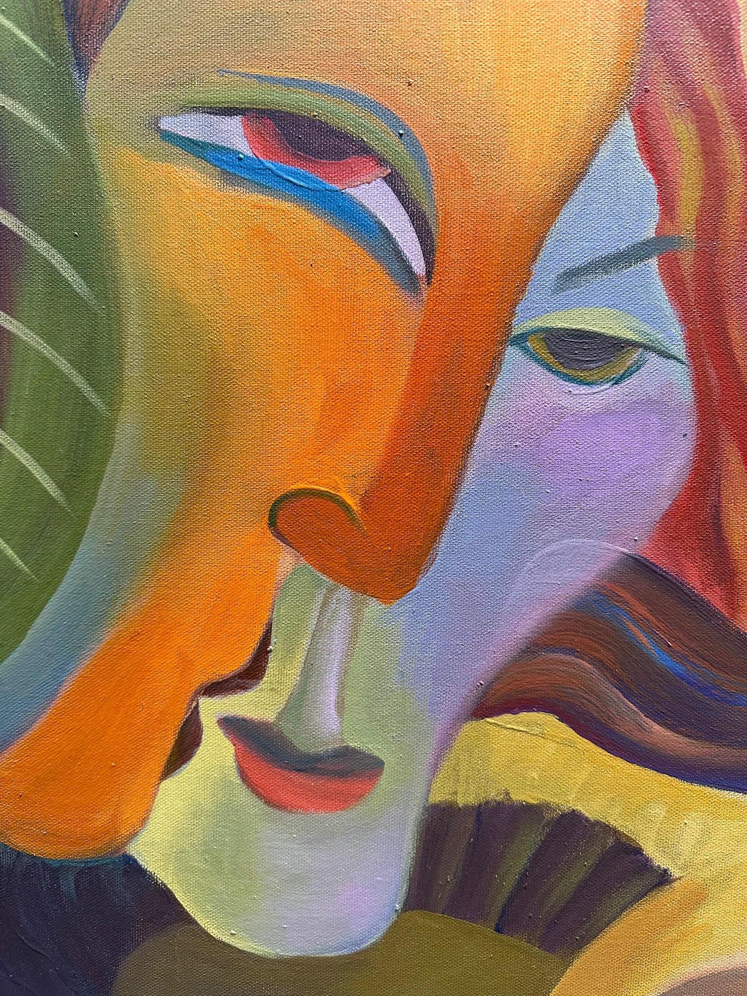 Foglie cadenti - Arte figurativa astratta di Marc Zimmerman - Contemporaneo in vendita 4
