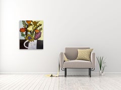 Floral Invention #20 - Oil Paint By Marc Zimmerman