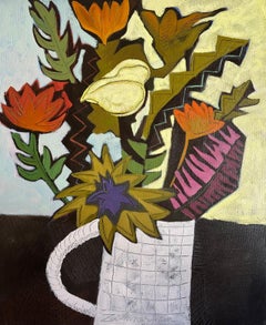 Floral Invention #20 – Ölfarbe von Marc Zimmerman