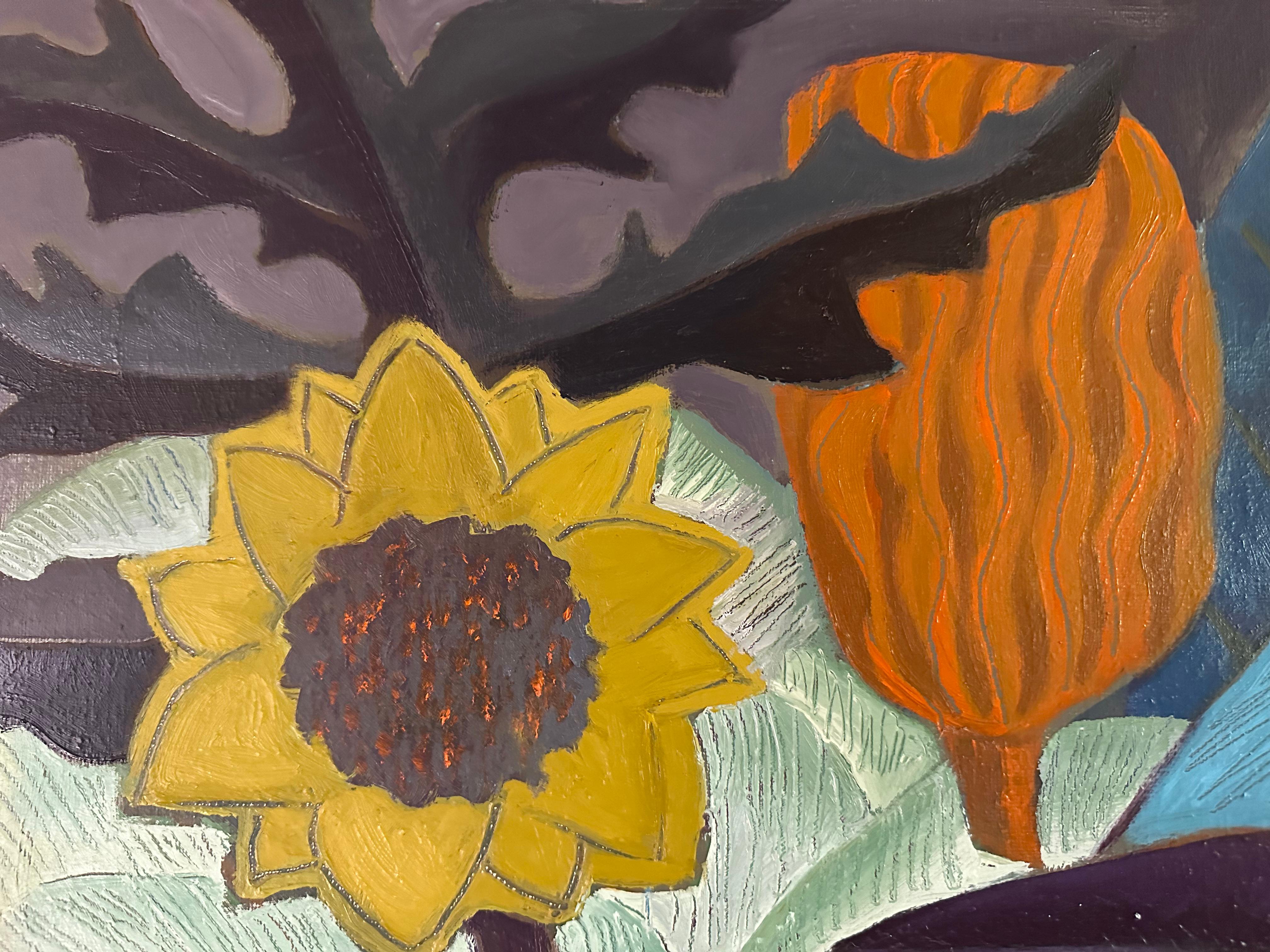 Floral Invention #7 - Abstract Painting - Modern Art By Marc Zimmerman For Sale 5