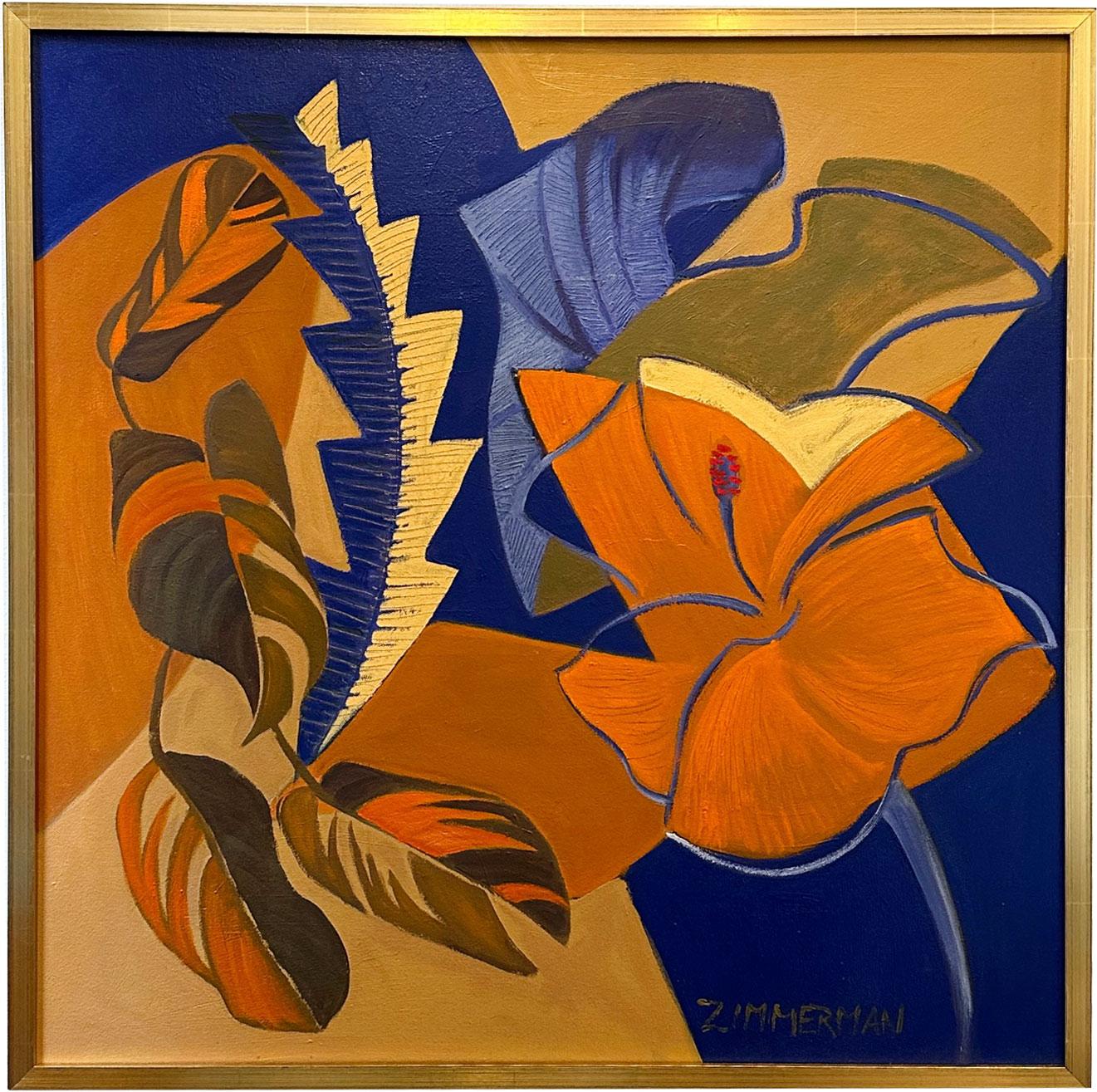 Floral Invention #9
A symphony of blue and orange supports this abstract lyrical floral.

This masterpiece is exhibited in the Zimmerman Gallery, Carmel CA.

The painting comes with a certificate of authenticity and a letter of appraisal.

Marc