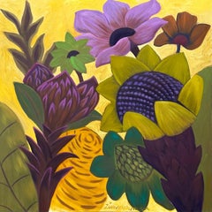 Sérénade florale - Peinture de fleurs par Marc Zimmerman - Nature morte