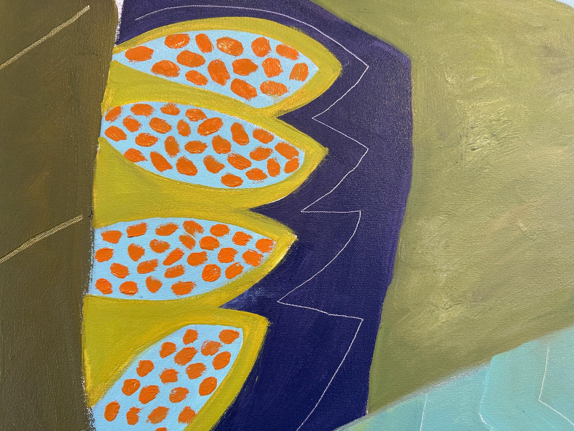 Florals and Fruits - Abstract Painting By Marc Zimmerman For Sale 3