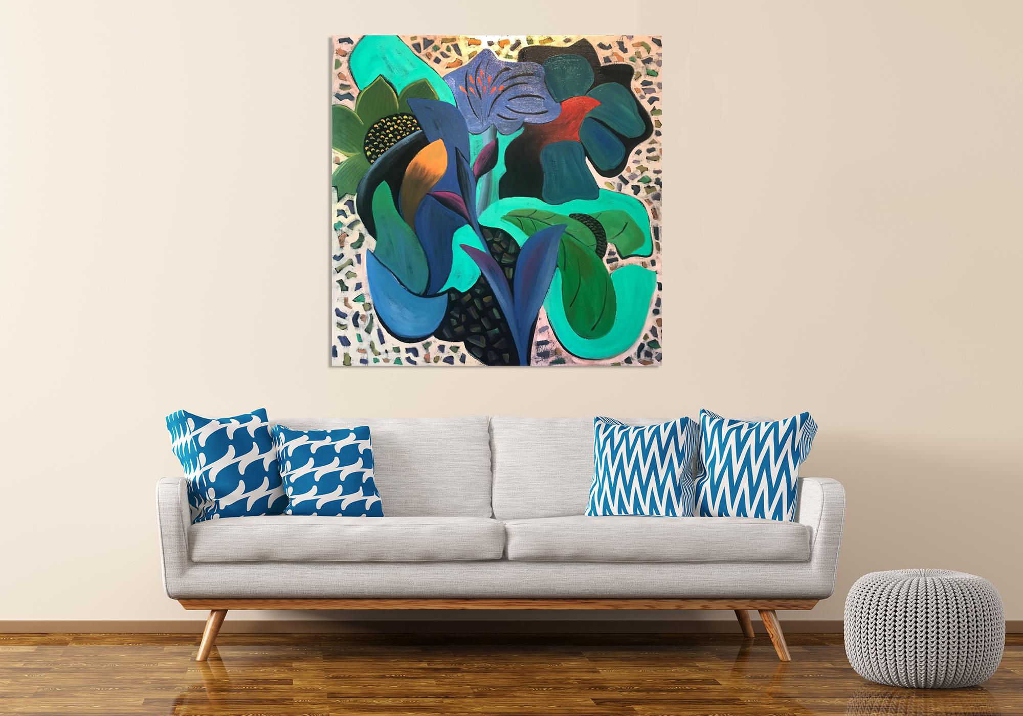 Garden of Abstraction By Marc Zimmerman For Sale 1