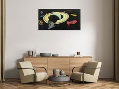 Gravitation - Space Galaxy Painting By Marc Zimmerman