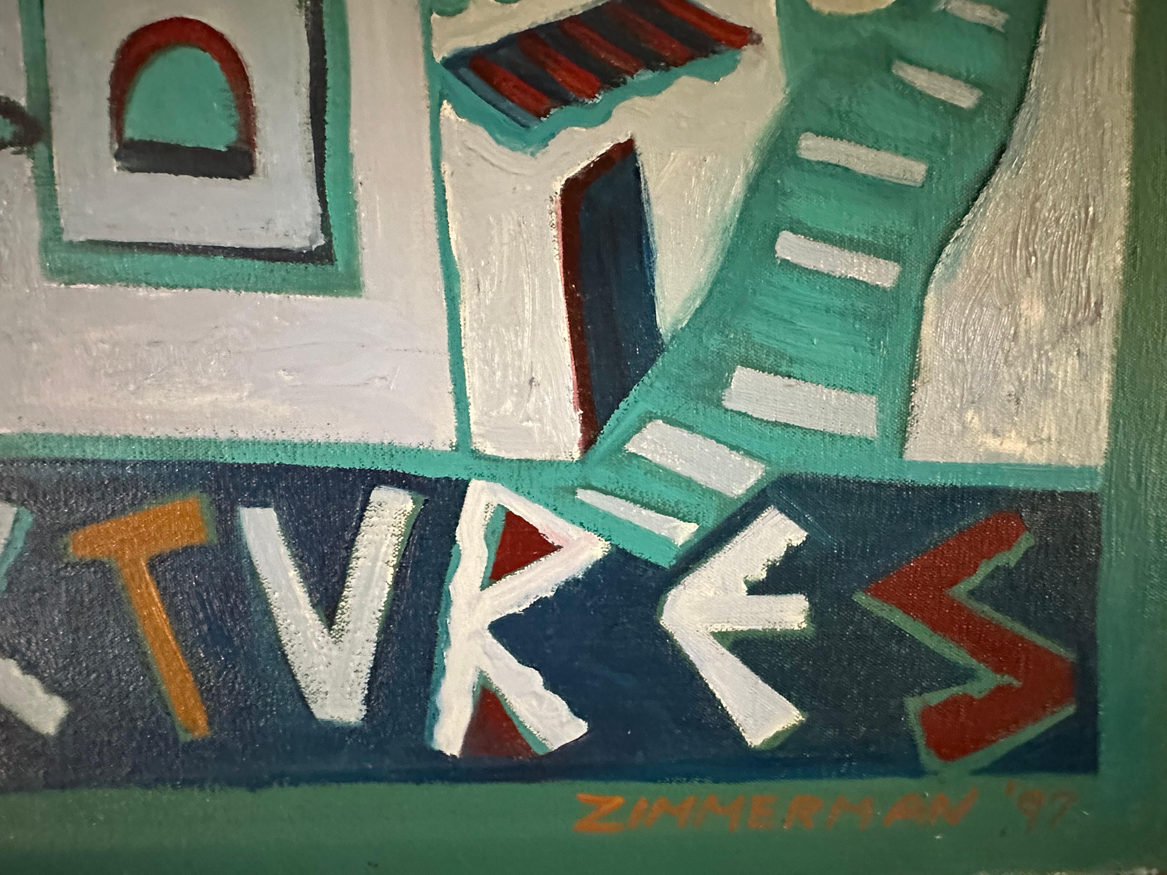 Griechische Texturen von Marc Zimmerman - Zeitgenössische Kunst im Angebot 5