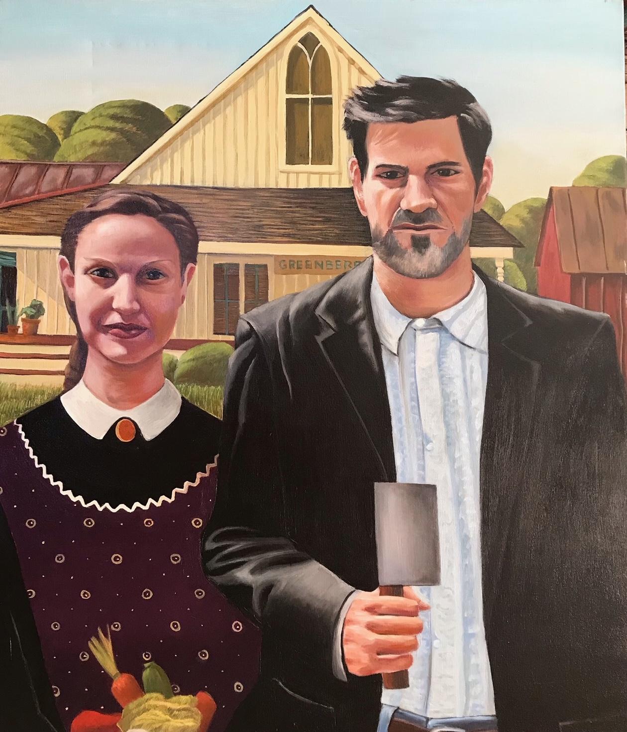 Una interpretación lúdica de la pintura de la granja Grants.

Esta obra maestra se expone en la Galería Zimmerman, Carmel CA.


Marc Zimmerman crea pinturas juguetonas, ya sean profundas selvas misteriosas o flores deliciosamente caprichosas. Su