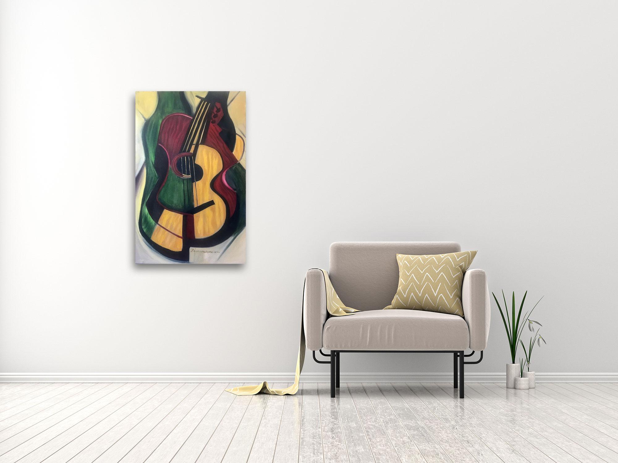 Guitar by Marc Zimmerman - Contemporary Art For Sale 1