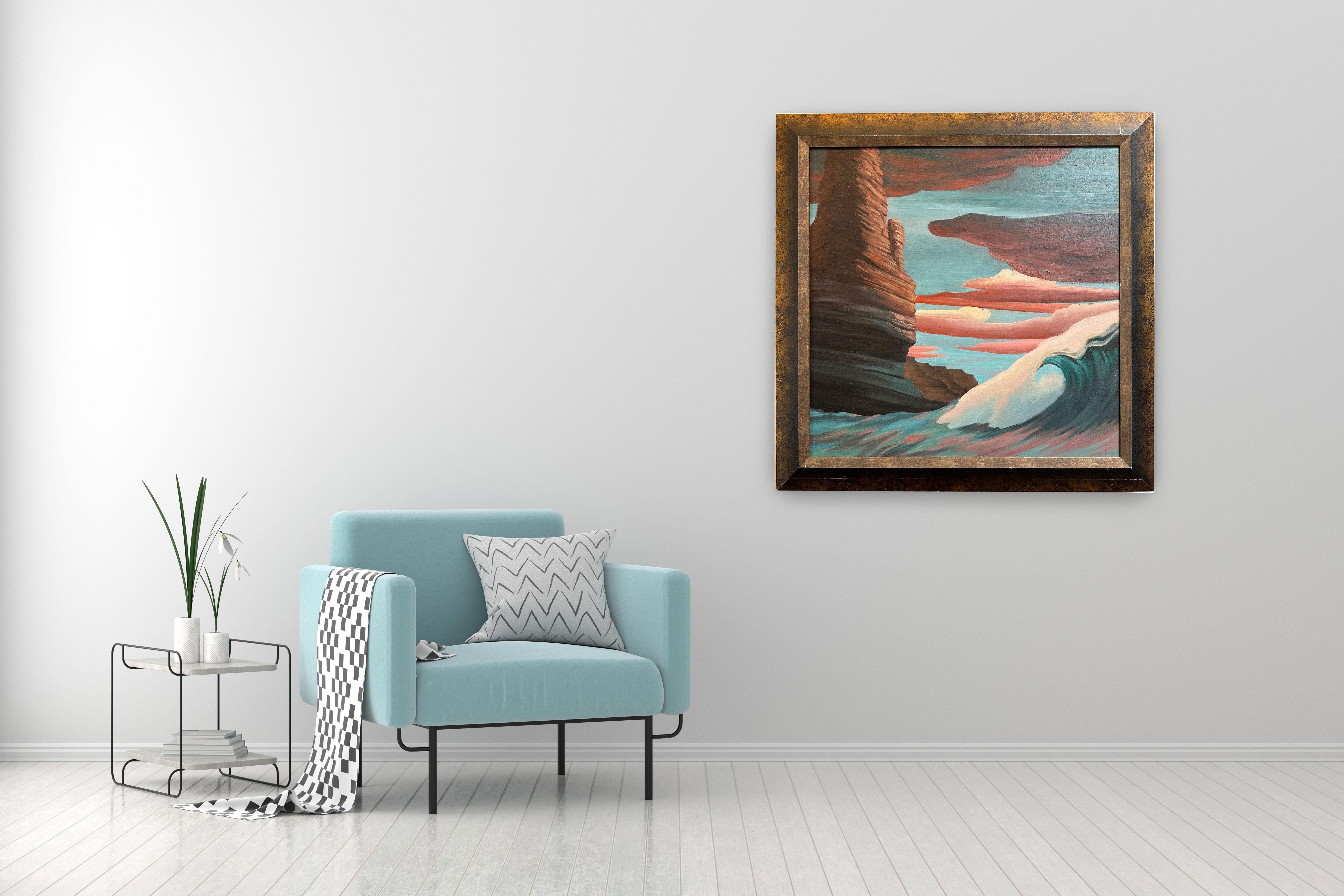Hightide Sonoran Desert - Paisaje marino Arte oceánico de Marc Zimmerman en venta 1