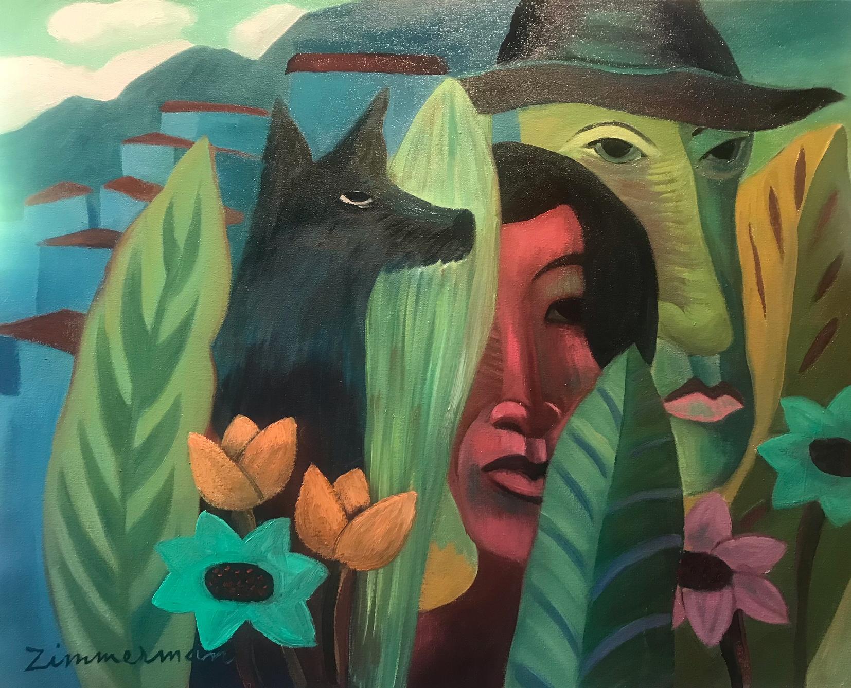 Howdi Do - by Marc Zimmerman - Figures Landscape Art
This masterpiece is exhibited in the Zimmerman Gallery, Carmel CA.

ABOUT THE ARTIST
Marc Zimmerman is a visionary artist whose creations embody a captivating blend of playfulness and depth. With