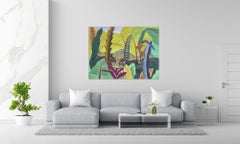 Jungle Cats  - Animals Landscape Jungle Painting By Marc Zimmerman