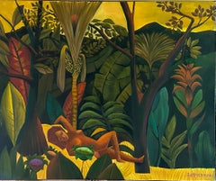 Jungling Escape - Pittura di paesaggio - Arte moderna americana Di Marc Zimmerman