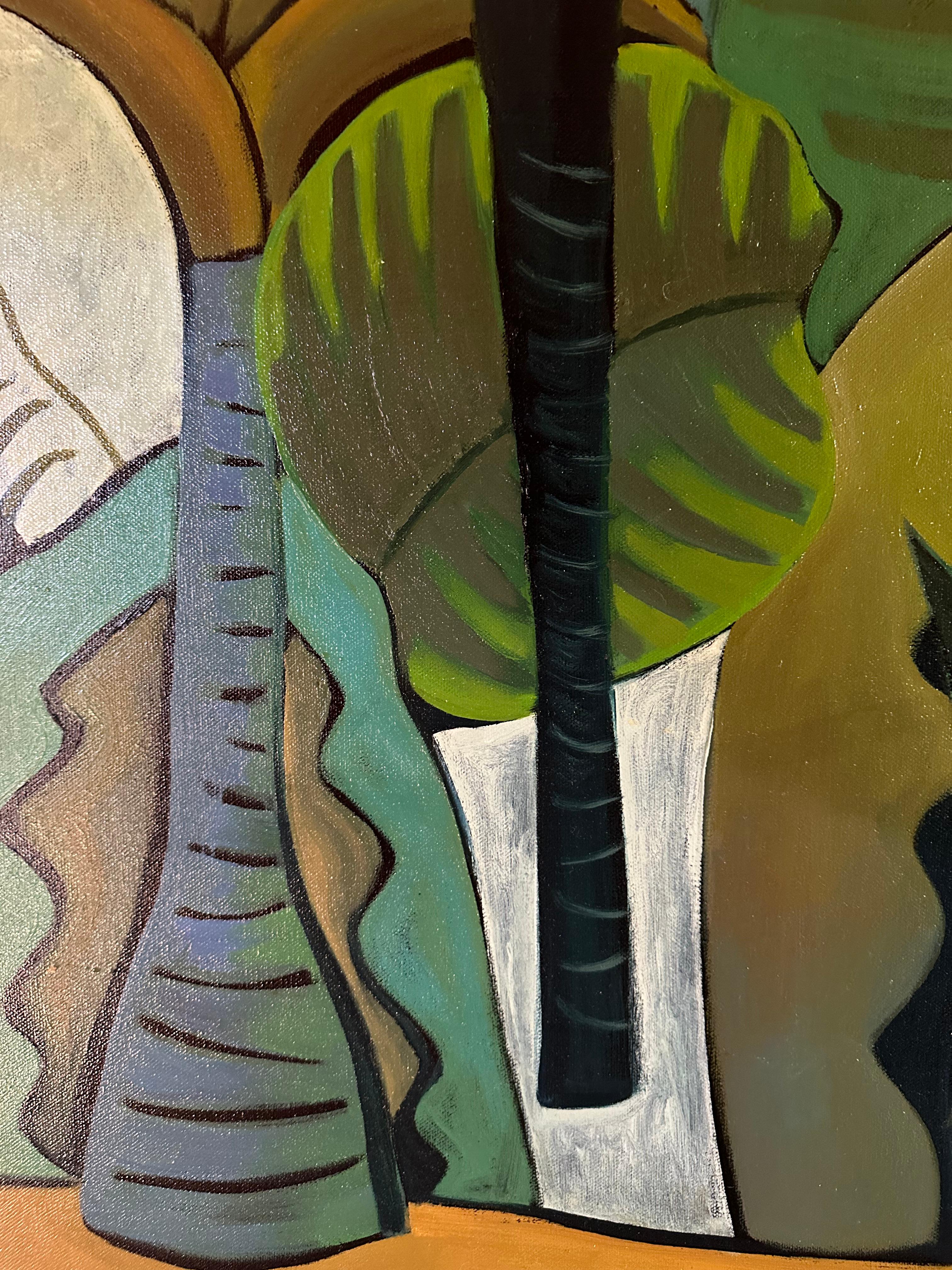 Jungle Flow - Paesaggio dipinto da Marc Zimmerman in vendita 4