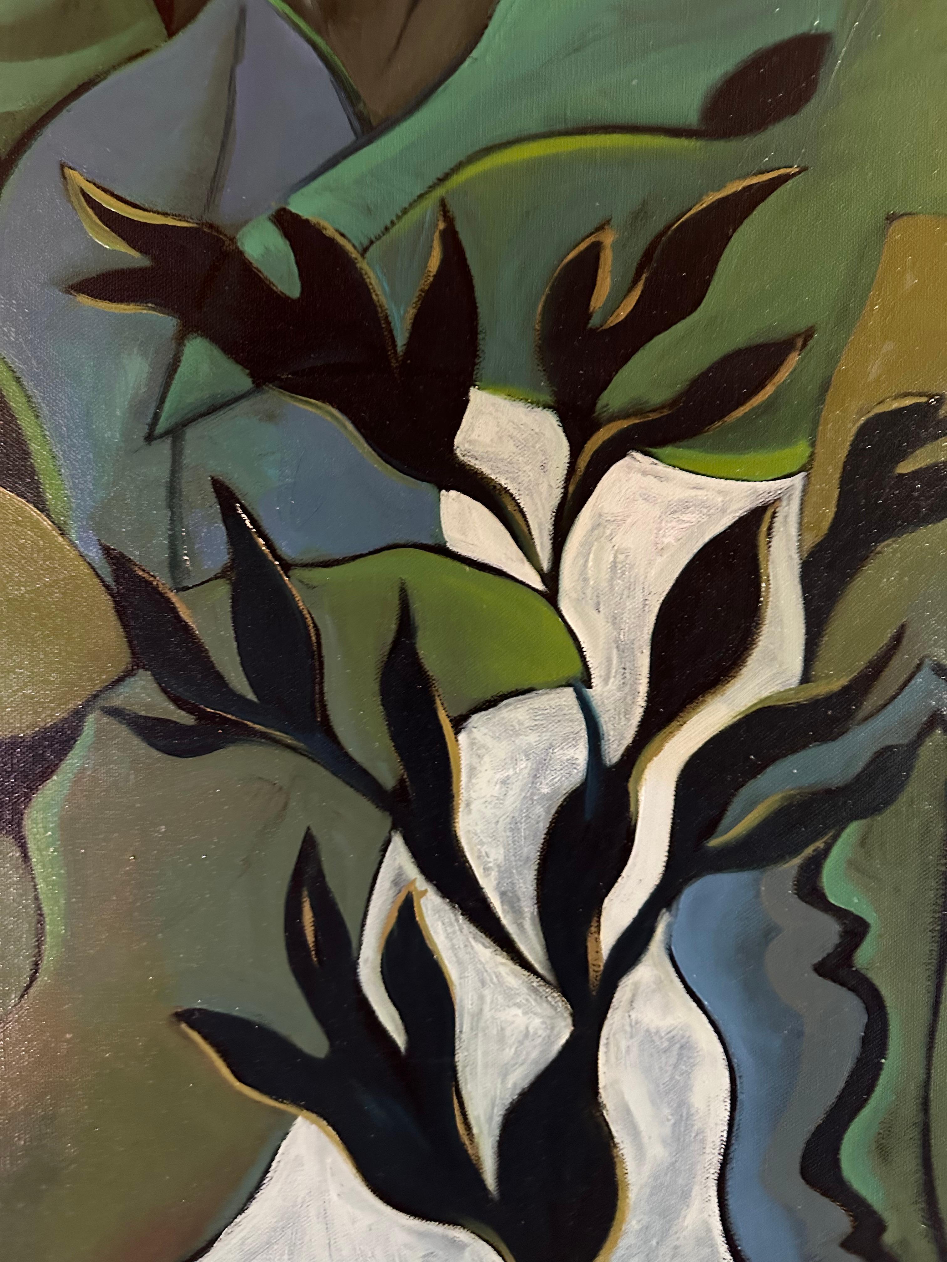 Jungle Flow - Peinture de paysage de Marc Zimmerman en vente 5