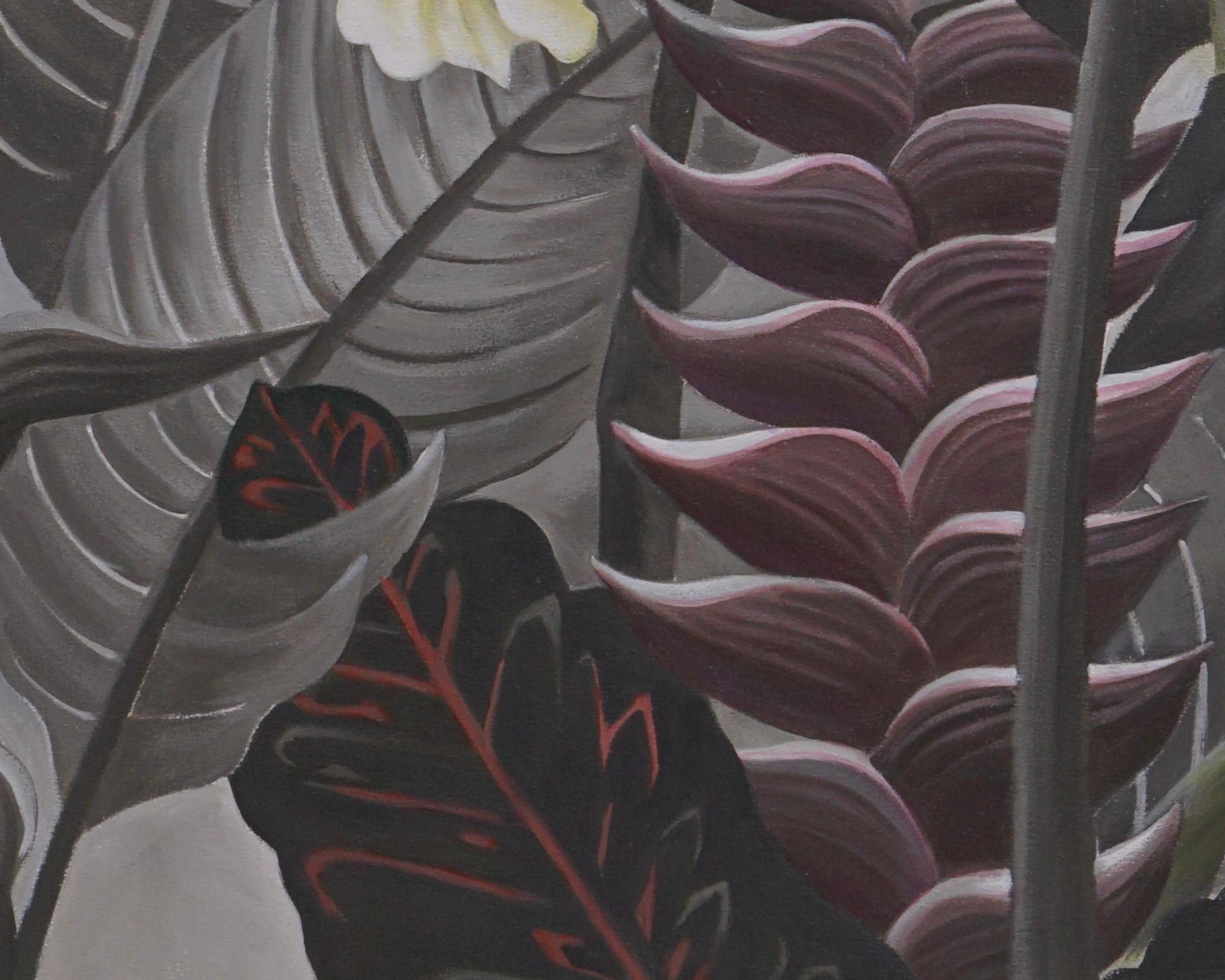 Giungla con tucano - Pittura di animali - Arte contemporanea Di Marc Zimmerman in vendita 3