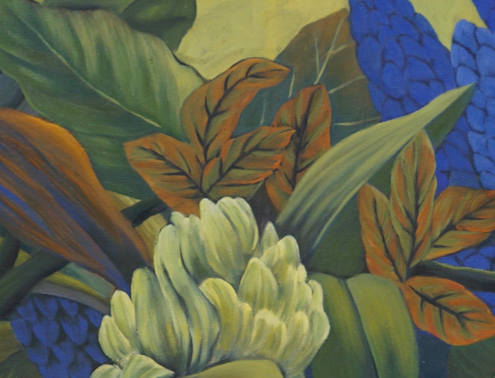 Landschaft in Blau – Tiergemälde – Konzeptuelle Kunst von Marc Zimmerman im Angebot 3