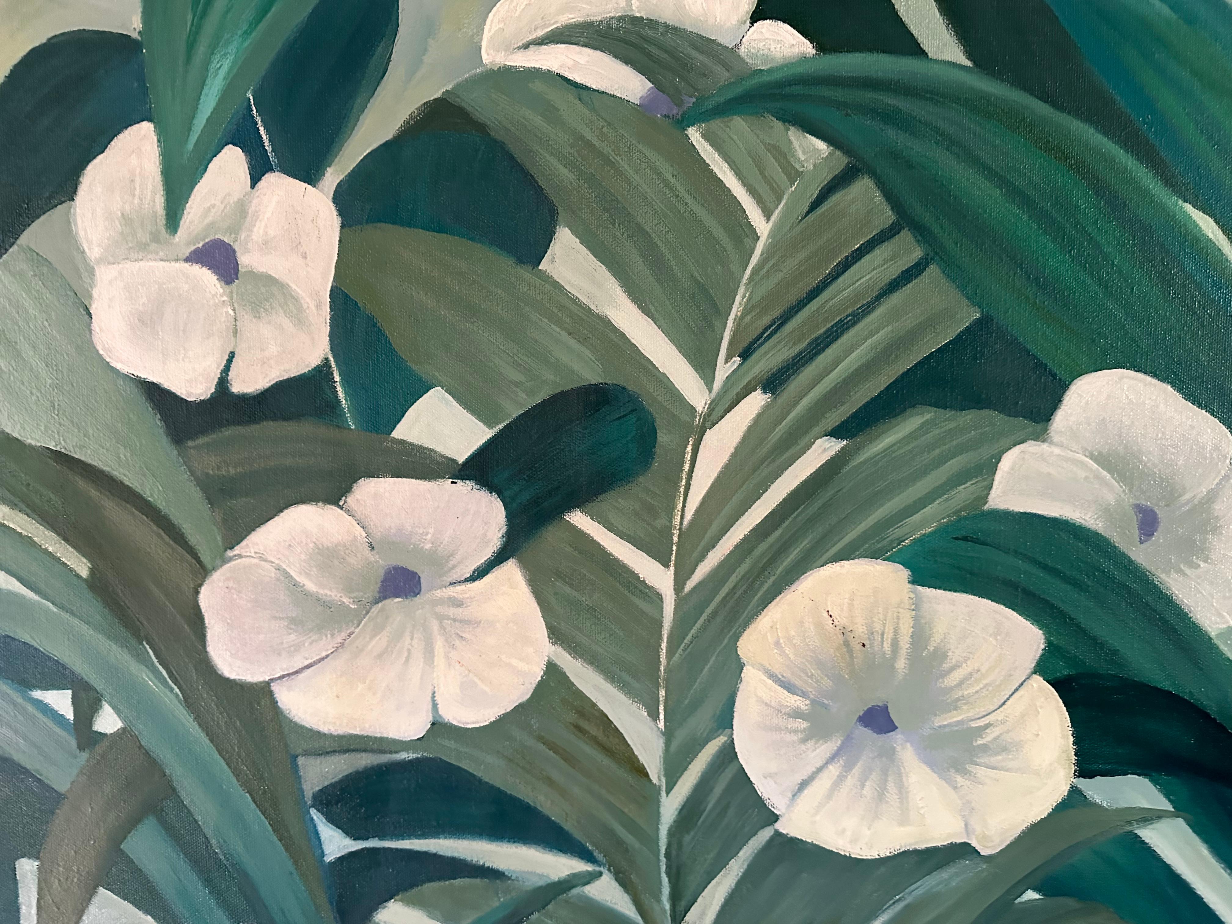 Lite N Breezy - Fiori dipinti da Marc Zimmerman in vendita 4