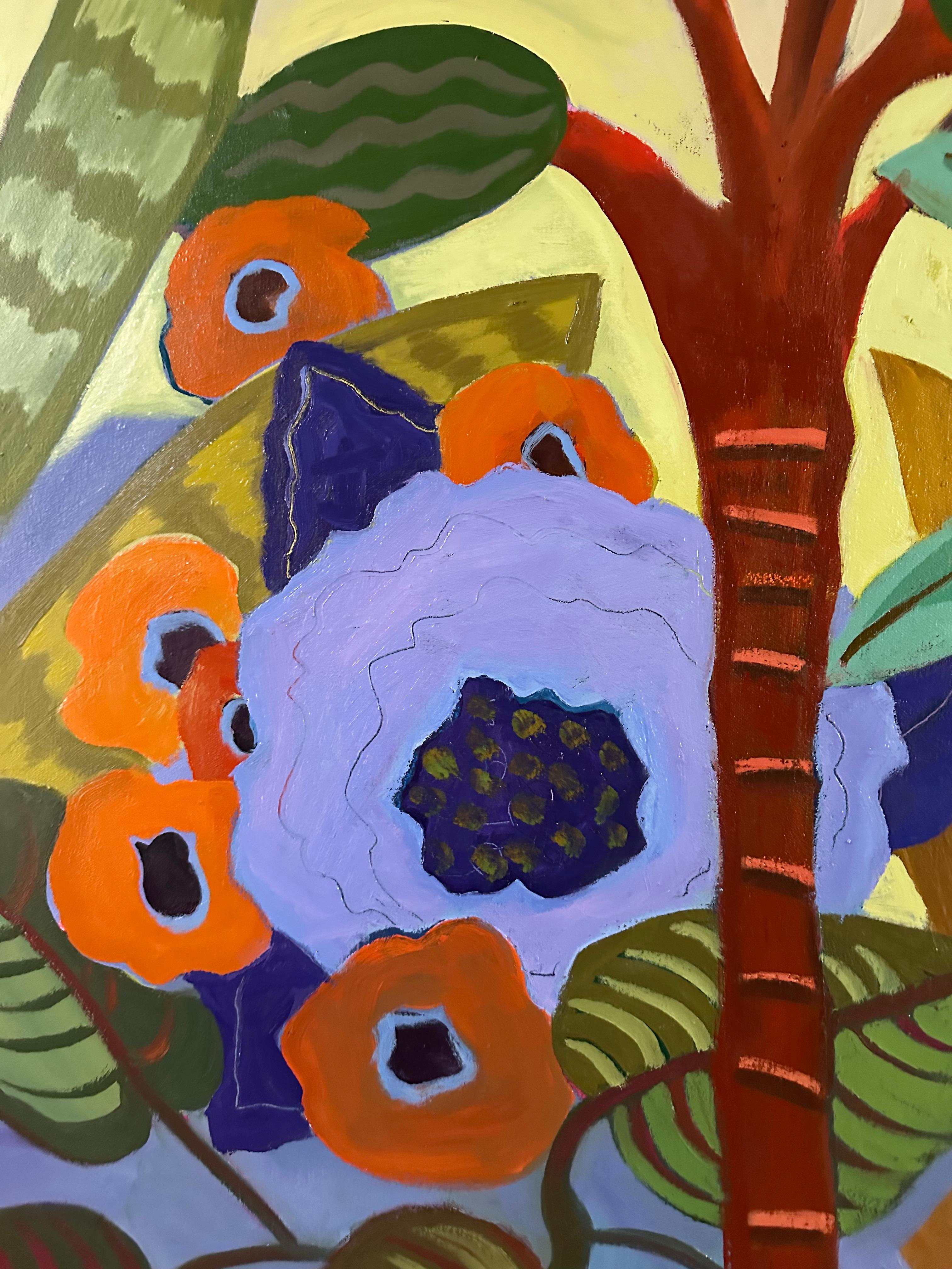 Madagascar -  Jungle Painting by Marc Zimmerman For Sale 2