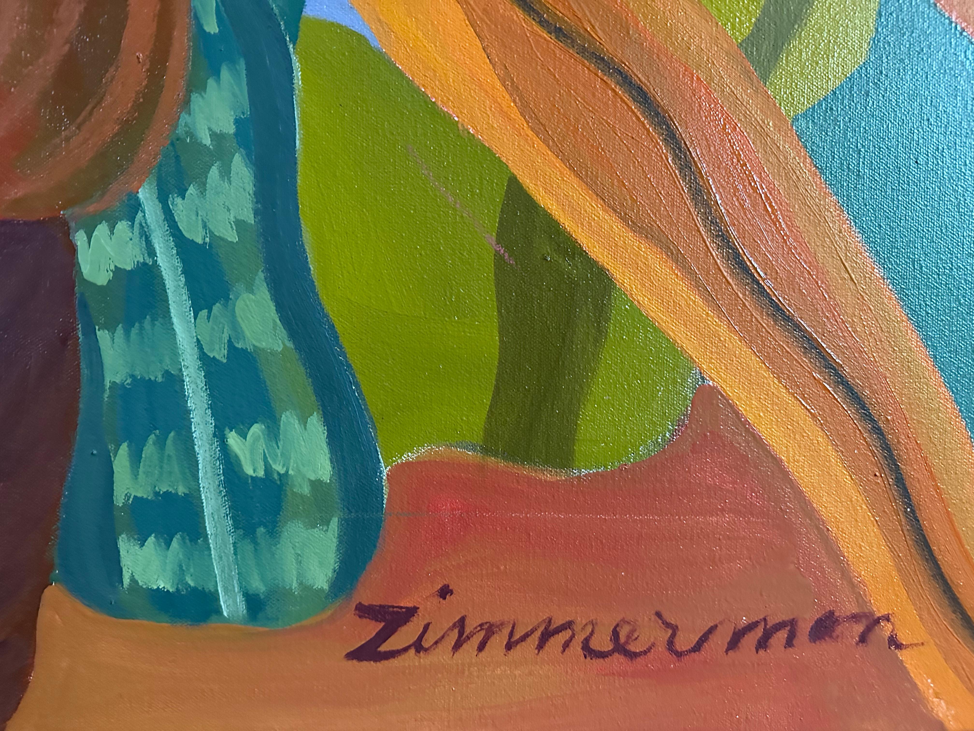 Madagascar -  Jungle Painting by Marc Zimmerman For Sale 4
