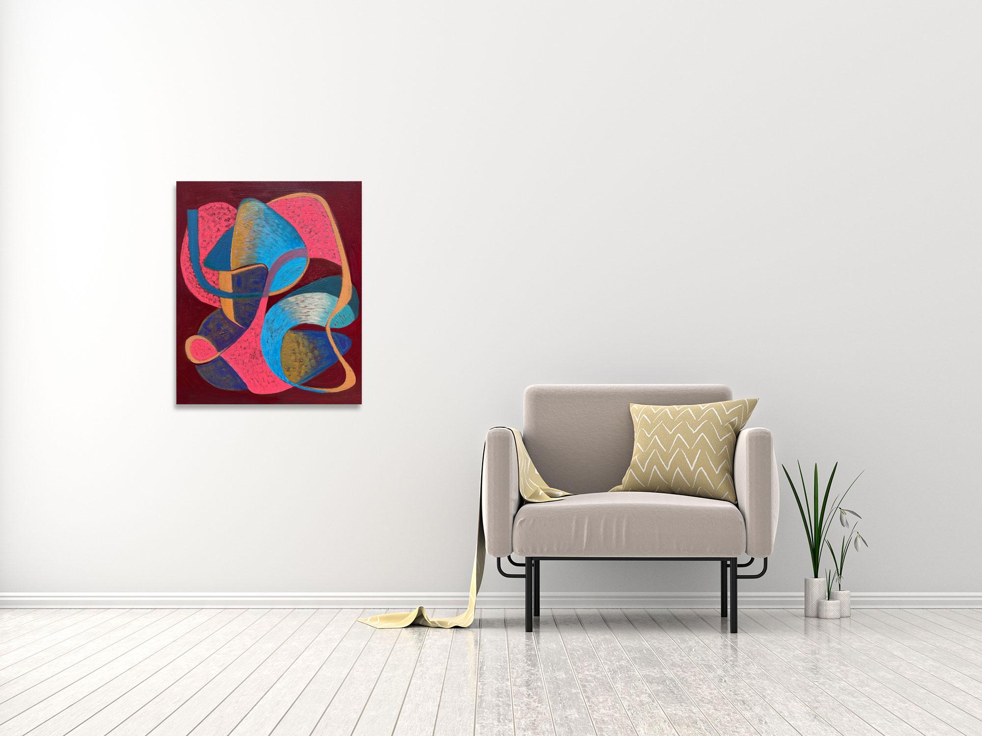 Meditation 6 - Minimalist Abstract - Small Painting - Marc Zimmerman For Sale 1