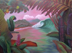 Memoiren von Costa Rica - Landschaftsmalerei - Zeitgenössische Kunst von Marc Zimmerman